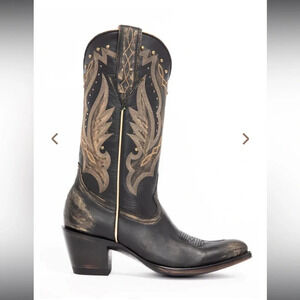 Idyllwind Go West Western black cowboy Boots‎ - Round Toe